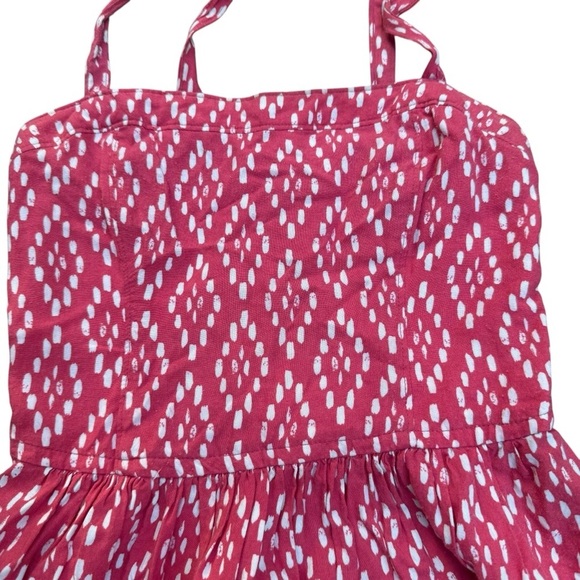 Abercrombie & Fitch Womens Baby Doll Dipped-Waist Smocked Dress sunny Pink XS - Picture 4 of 10